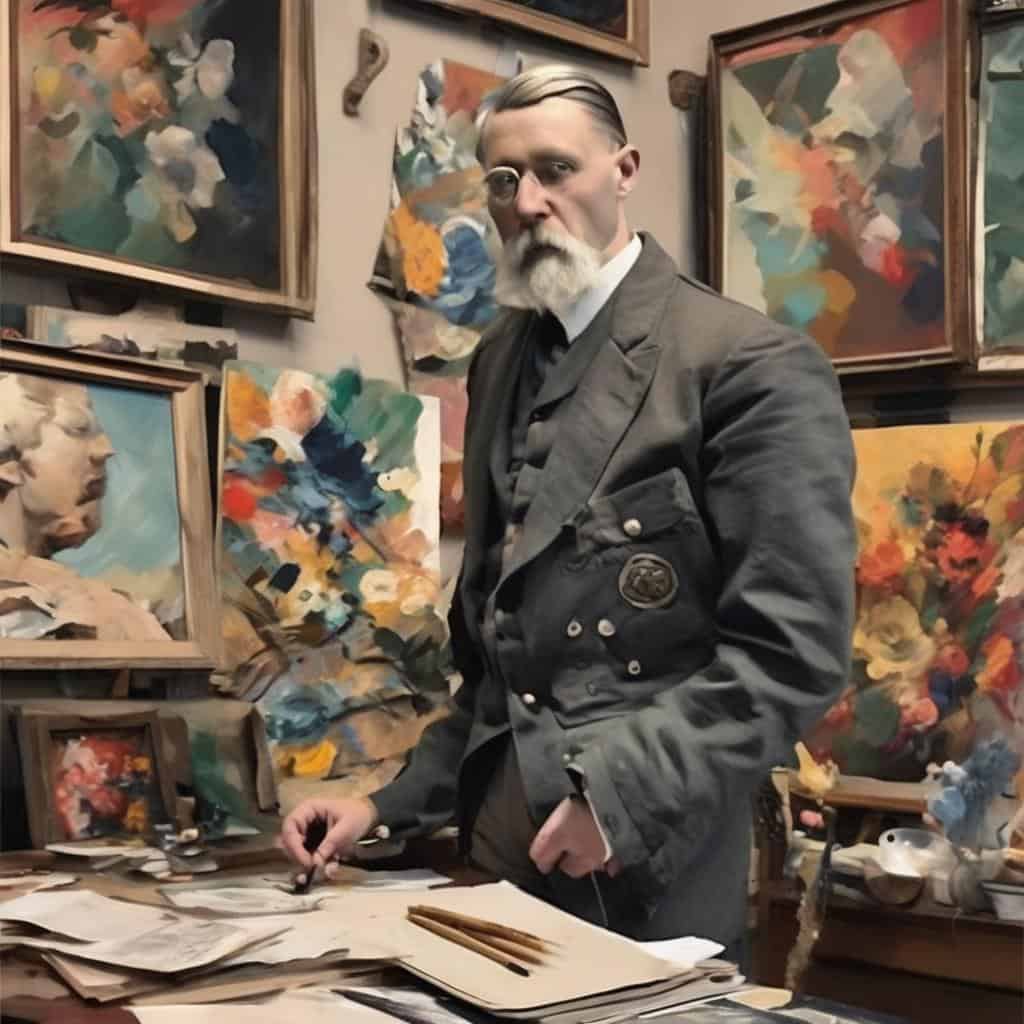 Προφίλ γεμάτο από έργα τέχνης και πίνακες με έντονες μορφές και ζωντάνιας χρώματα, που αναδεικνύουν τη δύναμη της μορφής και του χρώματος στη σύγχρονη τέχνη.